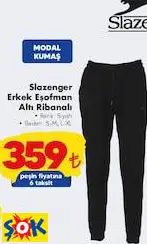 SLAZENGER ERKEK EŞOFMAN ALTI RİBANALI